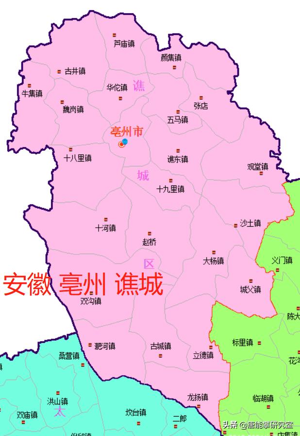 涡阳县最新地图概览