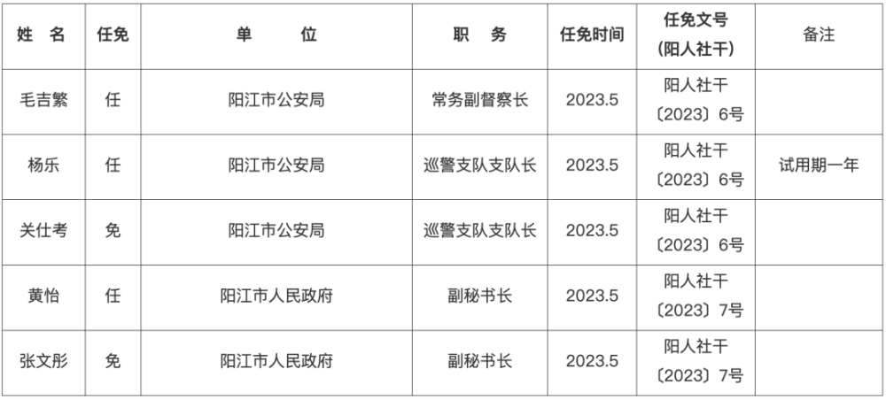 清远最新人事任免动态概览